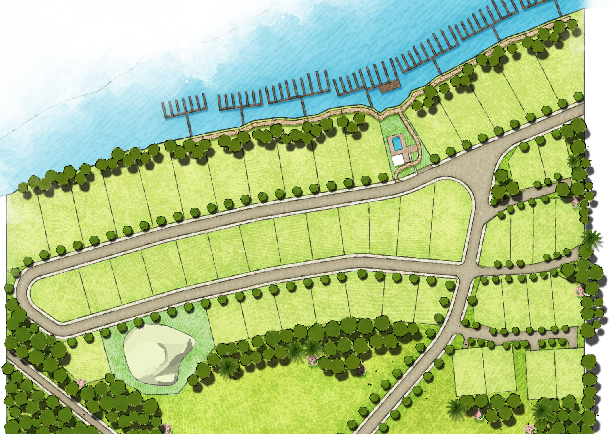 Site Plan Phase I Lots
